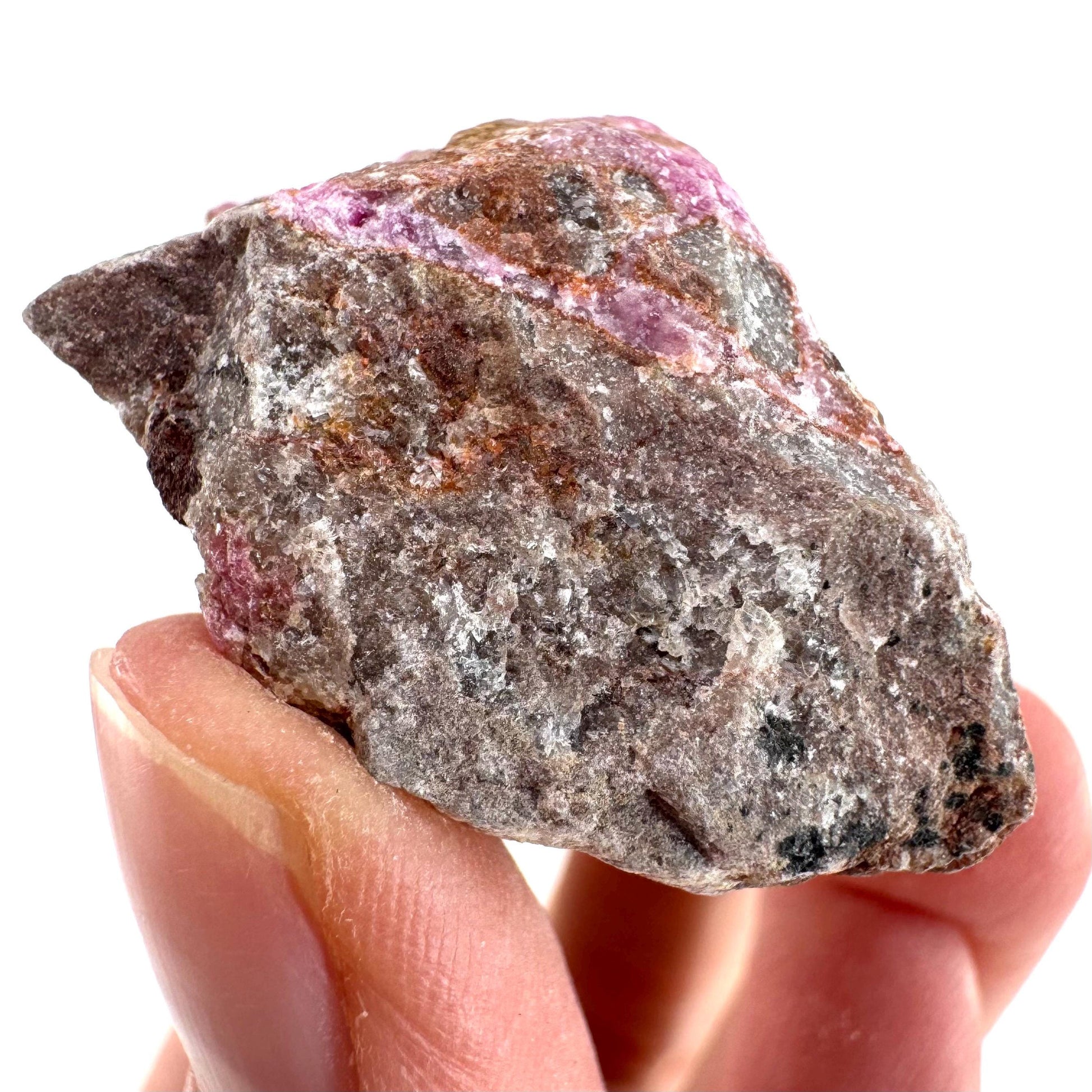 Cobaltoan Calcite (DR Congo) | cobalto calcite crystal, pink calcite, mineral specimen