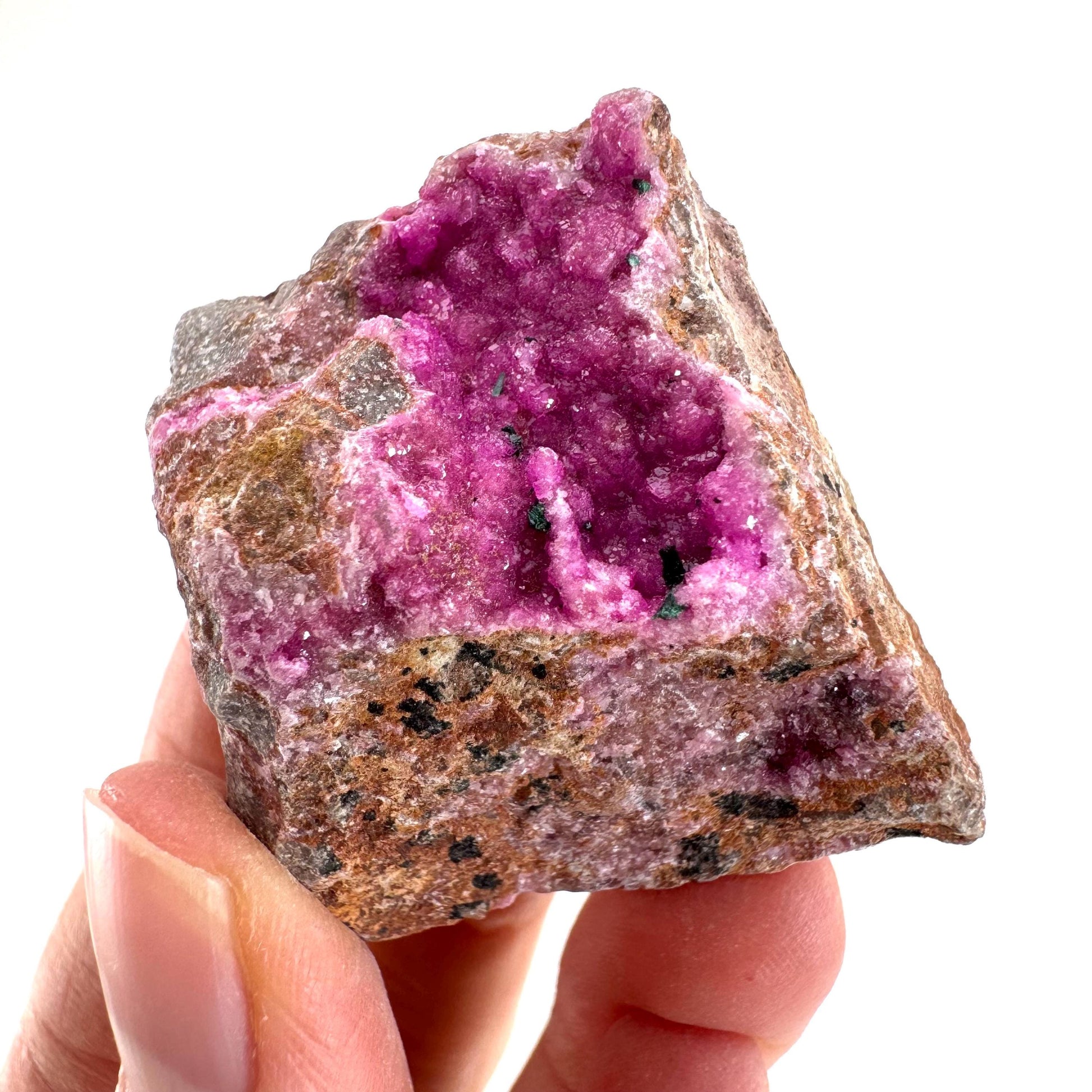 Cobaltoan Calcite (DR Congo) | cobalto calcite crystal, pink calcite, mineral specimen