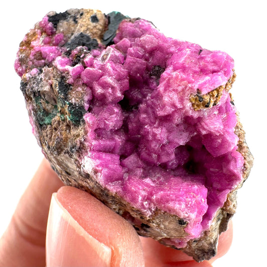 Cobaltoan Calcite (DR Congo) | cobalto calcite crystal, pink calcite, mineral specimen