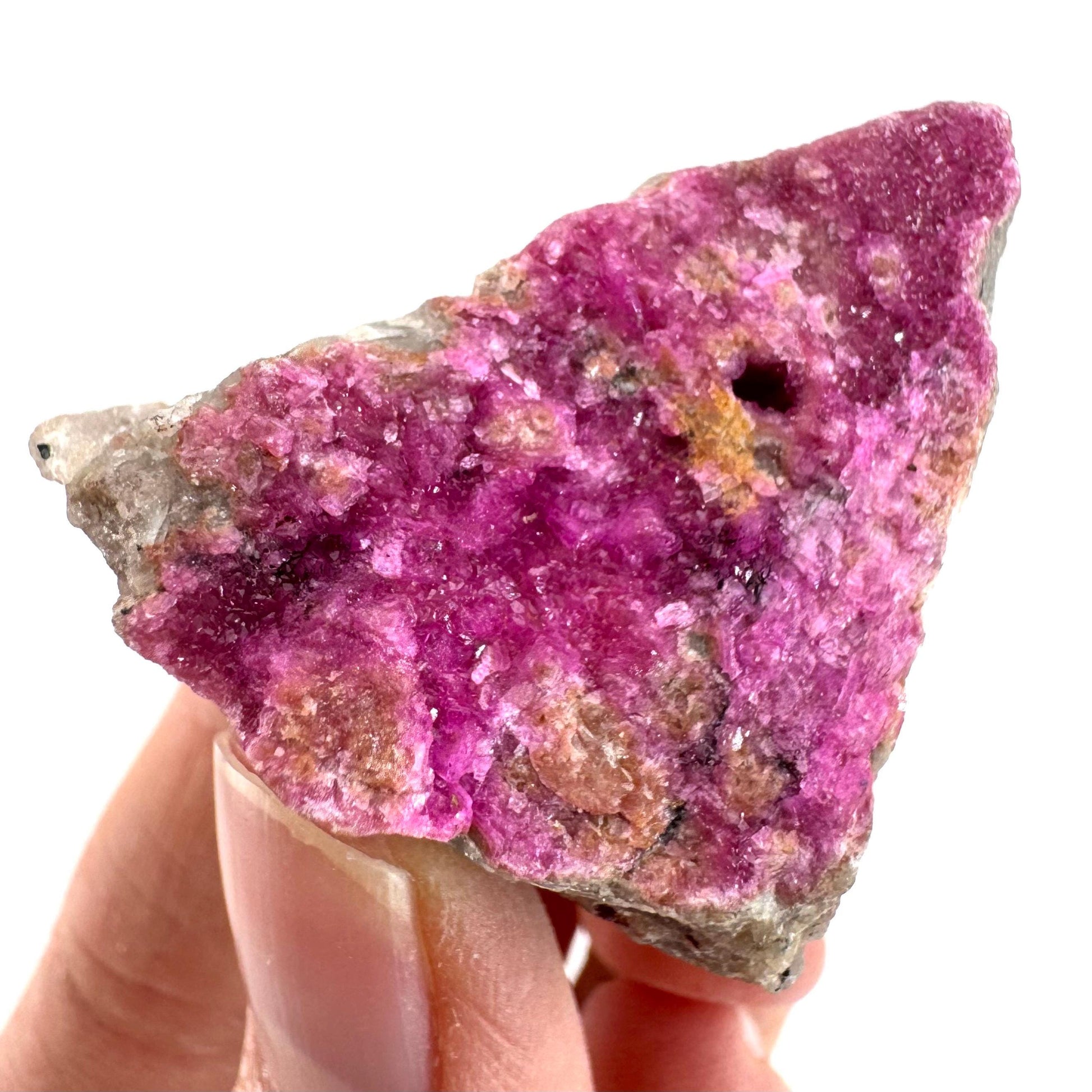 Cobaltoan Calcite (DR Congo) | cobalto calcite crystal, pink calcite, mineral specimen