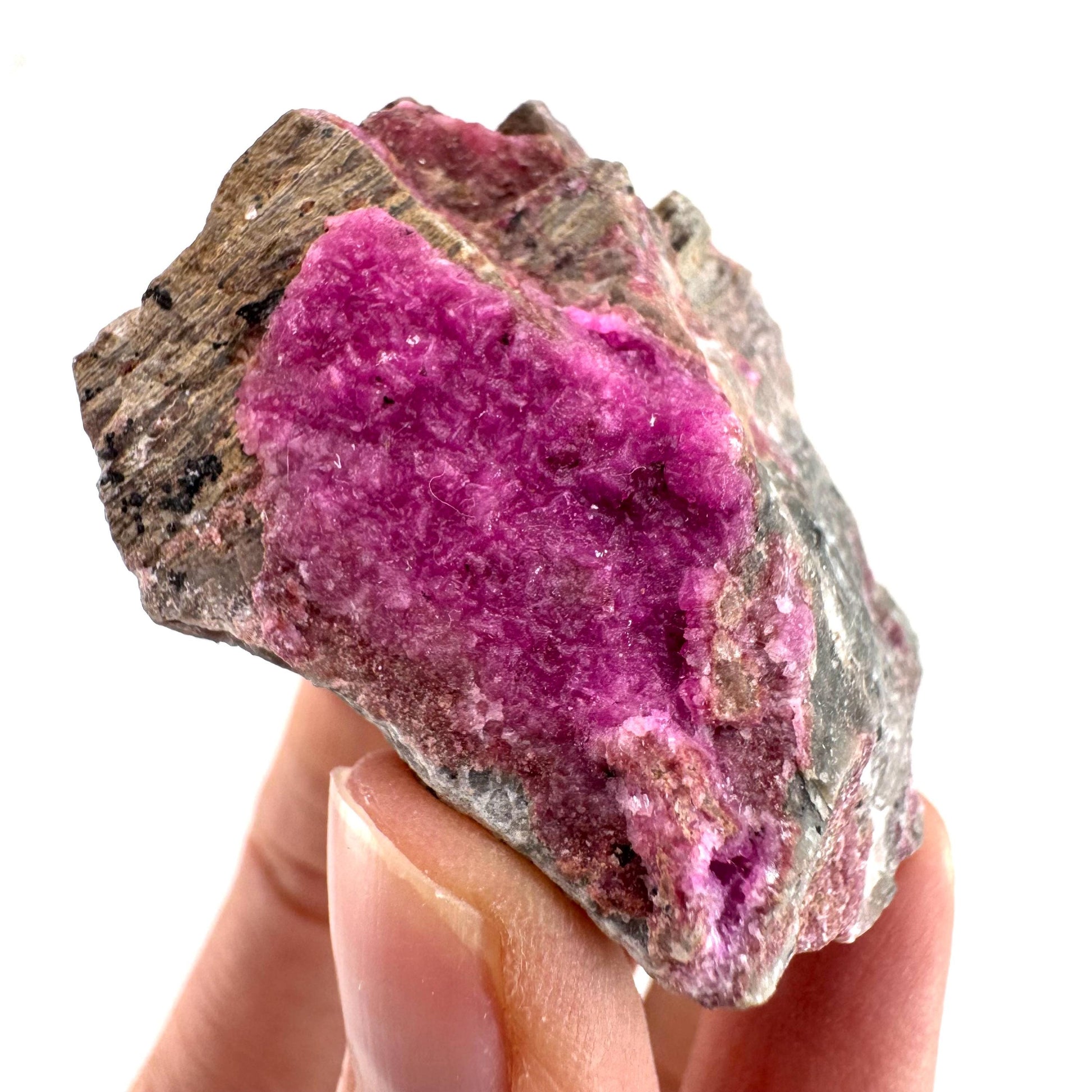 Cobaltoan Calcite (DR Congo) | cobalto calcite crystal, pink calcite, mineral specimen