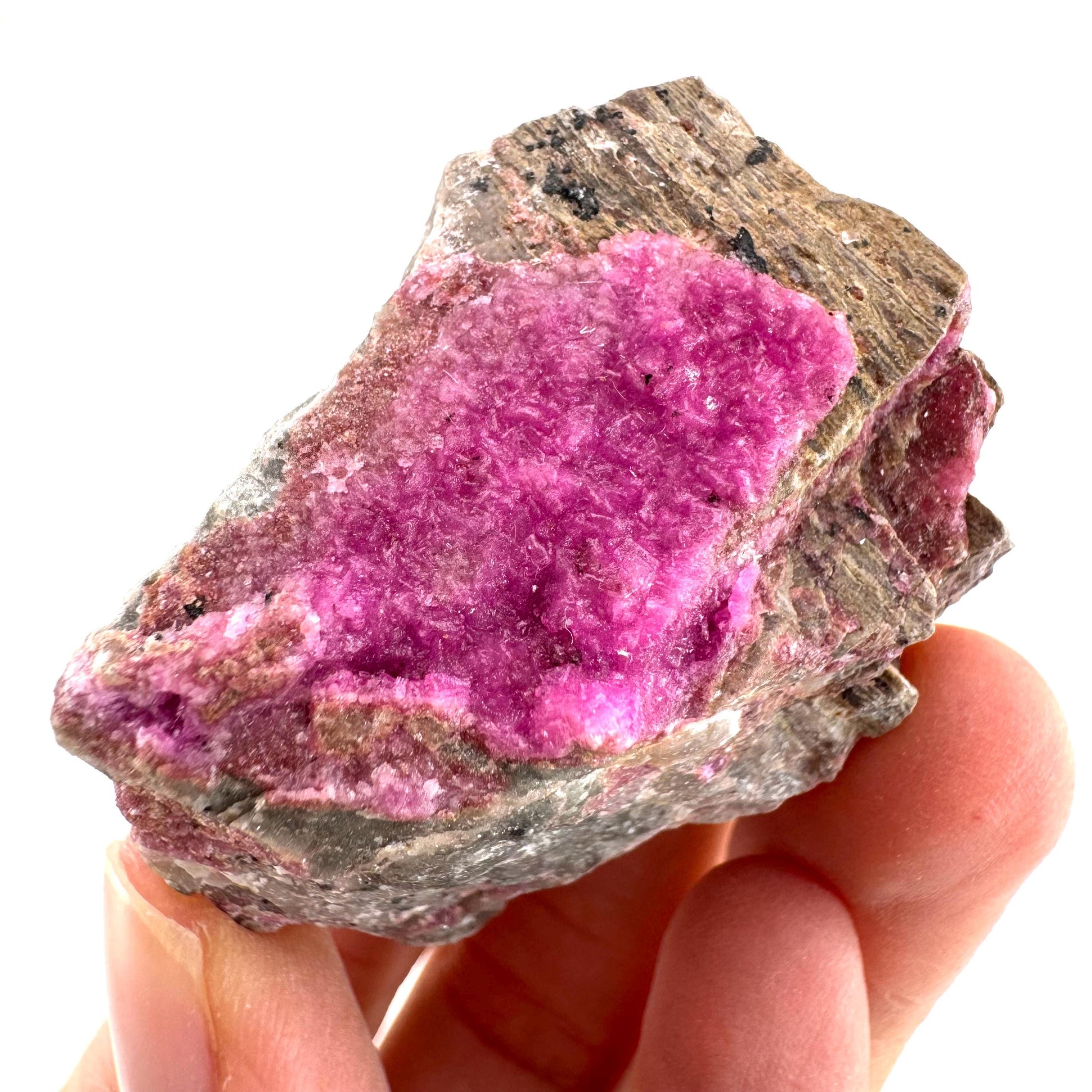 Cobaltoan Calcite (DR Congo) | cobalto calcite crystal, pink calcite, mineral specimen