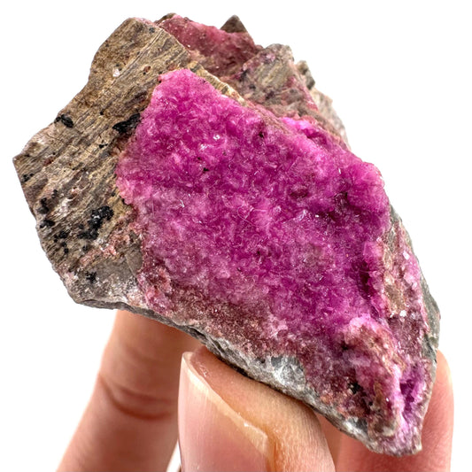 Cobaltoan Calcite (DR Congo) | cobalto calcite crystal, pink calcite, mineral specimen