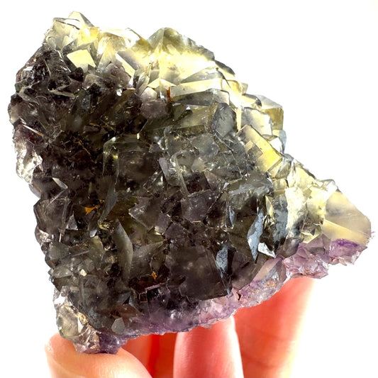 Okorusu Fluorite (Namibia) | “Honey Pocket” fluorite cluster, yellow fluorite crystal, mineral specimen