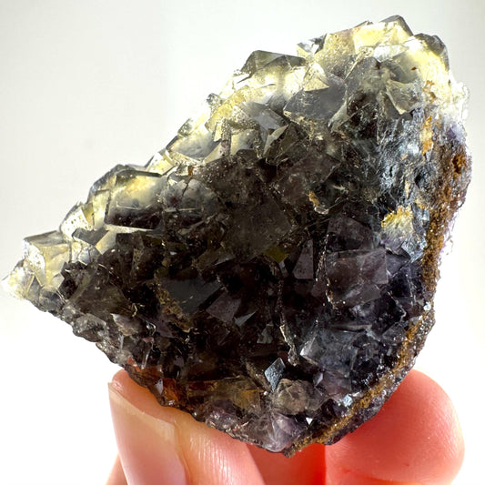 Okorusu Fluorite (Namibia) | “Honey Pocket” fluorite cluster, yellow fluorite crystal, mineral specimen