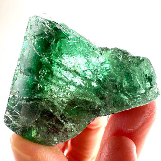 Okorusu Fluorite (Namibia) | green fluorite cluster, raw fluorite crystal, mineral specimen
