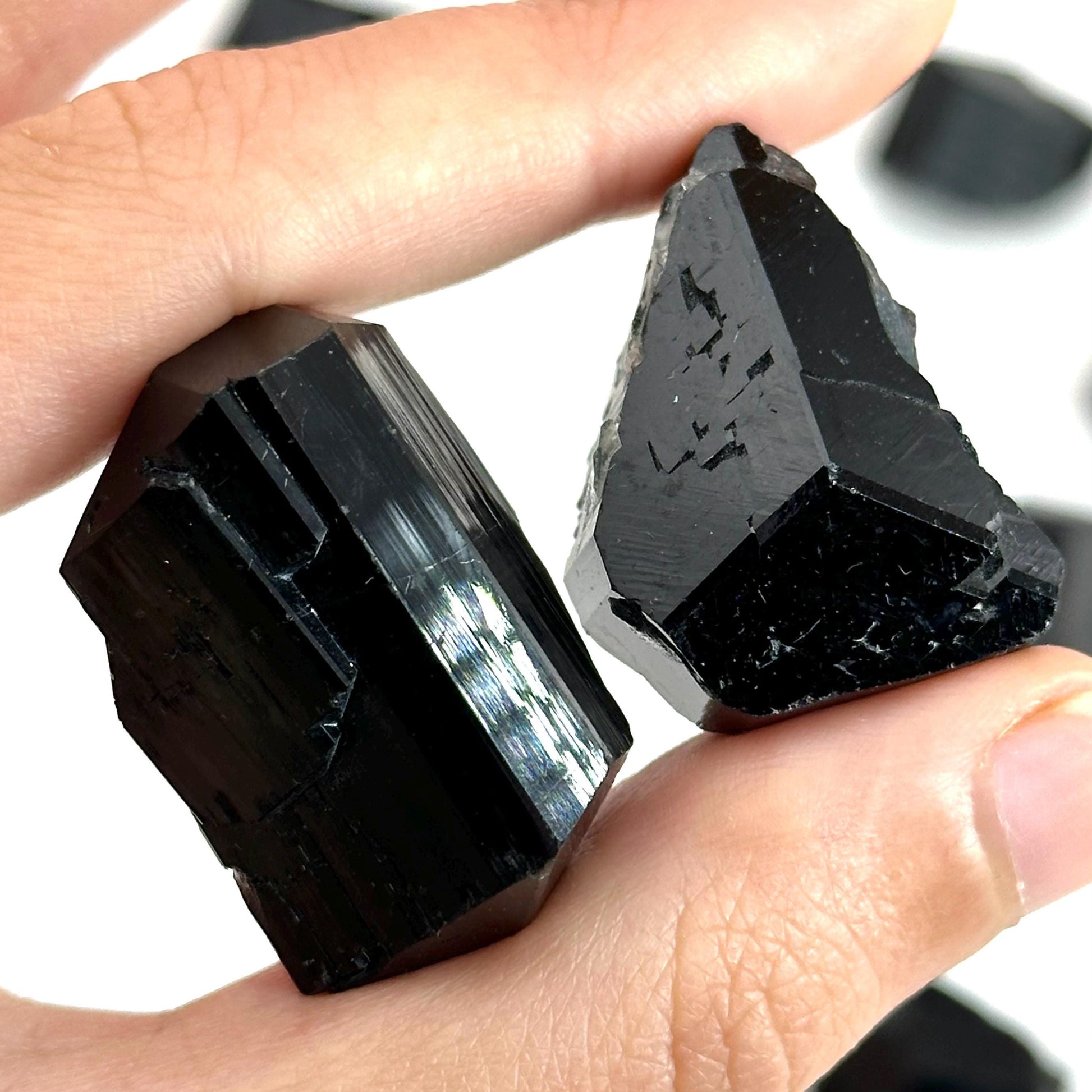Black Tourmaline Crystal | black tourmaline stone, raw tourmaline crystal, protection stones, raw black tourmaline