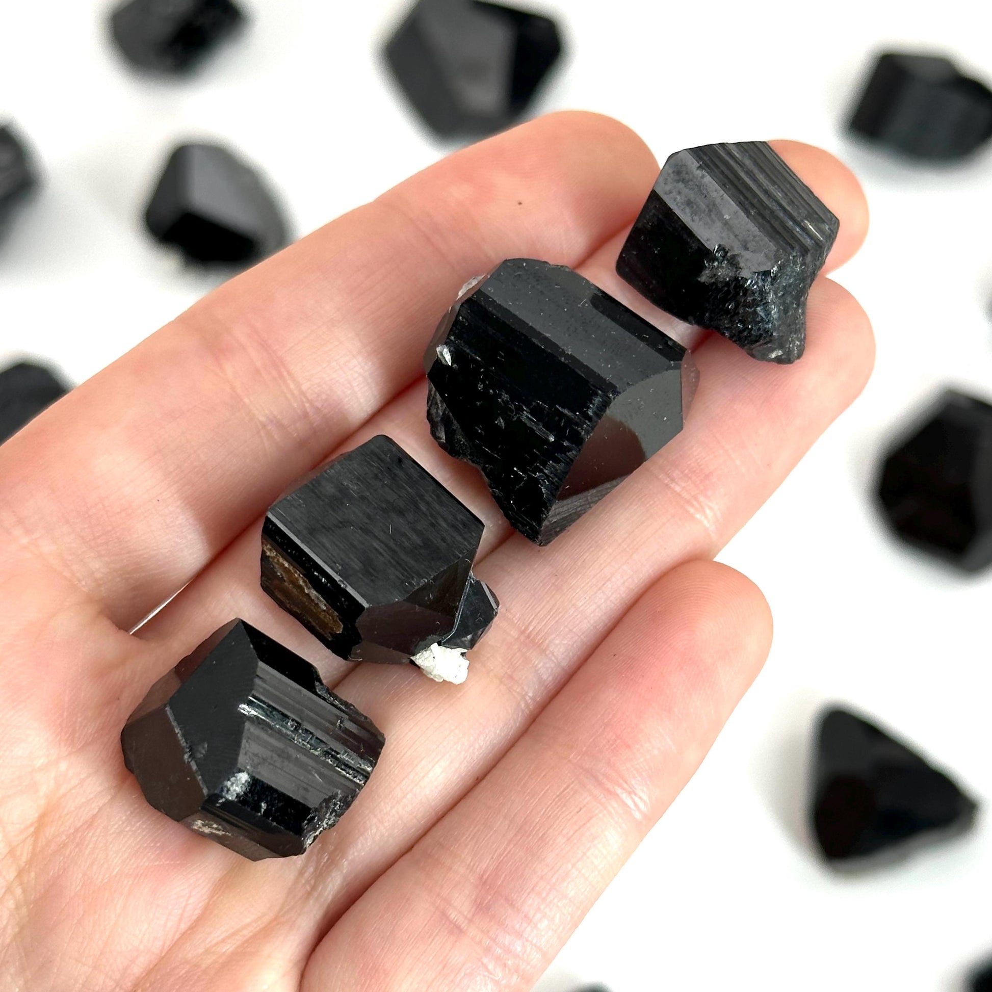 Black Tourmaline Crystal | black tourmaline stone, raw tourmaline crystal, protection stones, raw black tourmaline