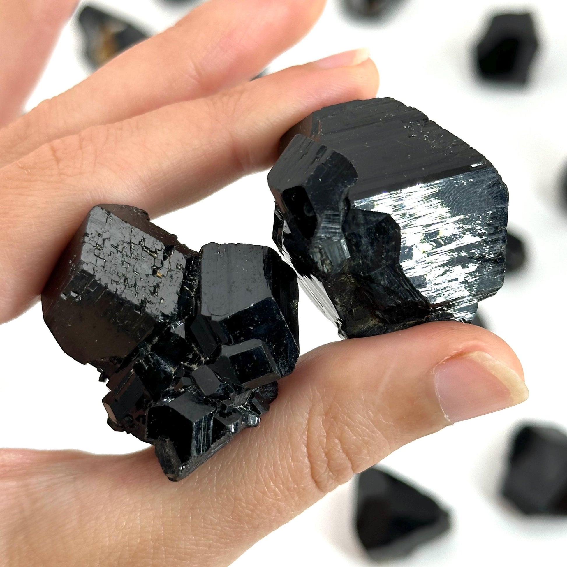 Black Tourmaline Crystal | black tourmaline stone, raw tourmaline crystal, protection stones, raw black tourmaline