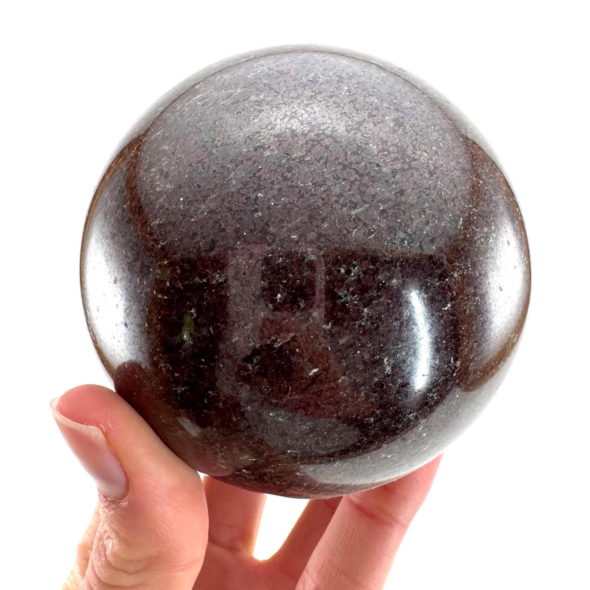 XL Garnet Sphere | red garnet, crystal ball, crystal orb, root chakra, polished garnet