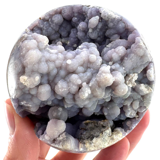 Grape Agate Sphere | purple grape agate crystal ball, grape agate cluster, crystal sphere