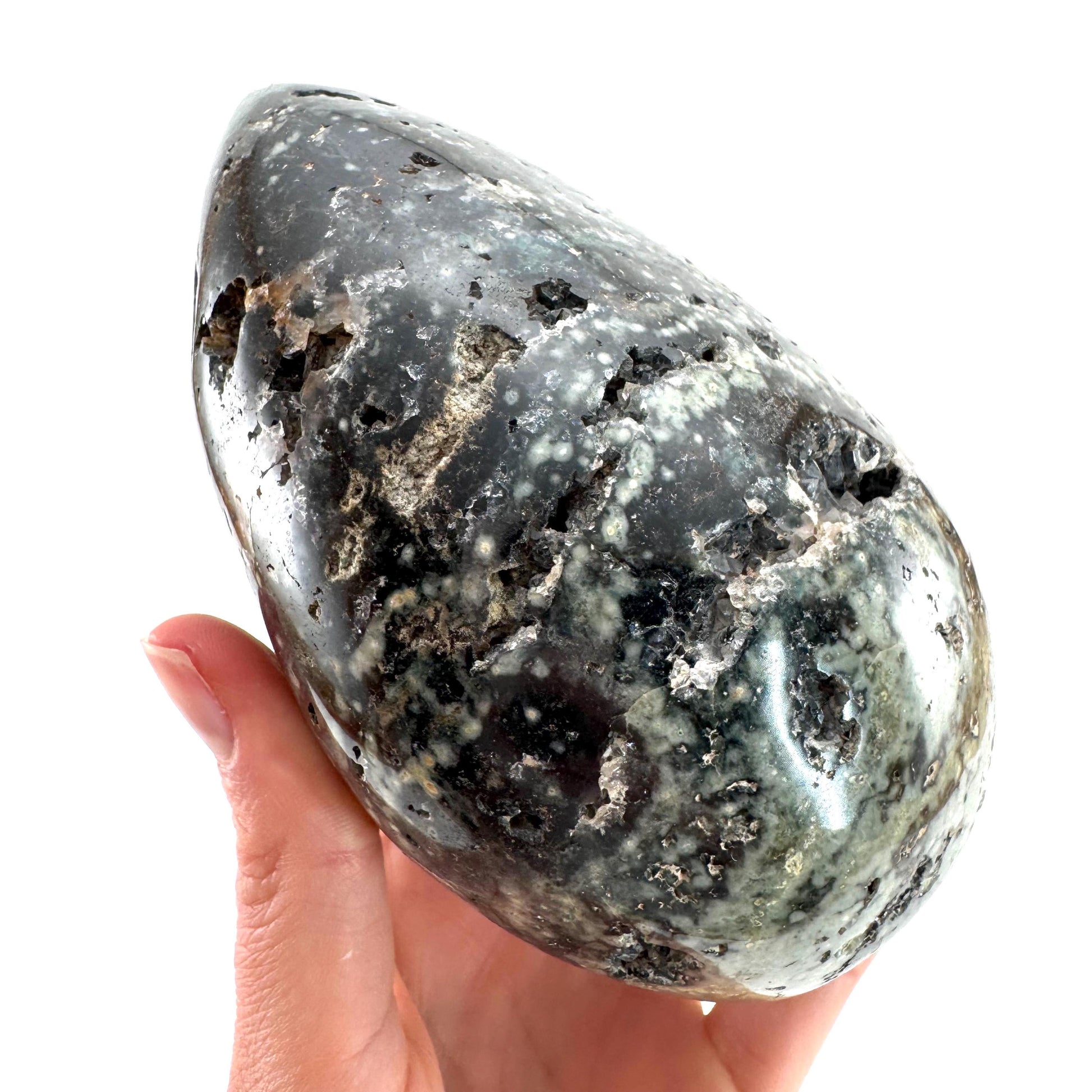 Ocean Jasper Freeform | crystal cluster, polished ocean jasper, ocean jasper crystal