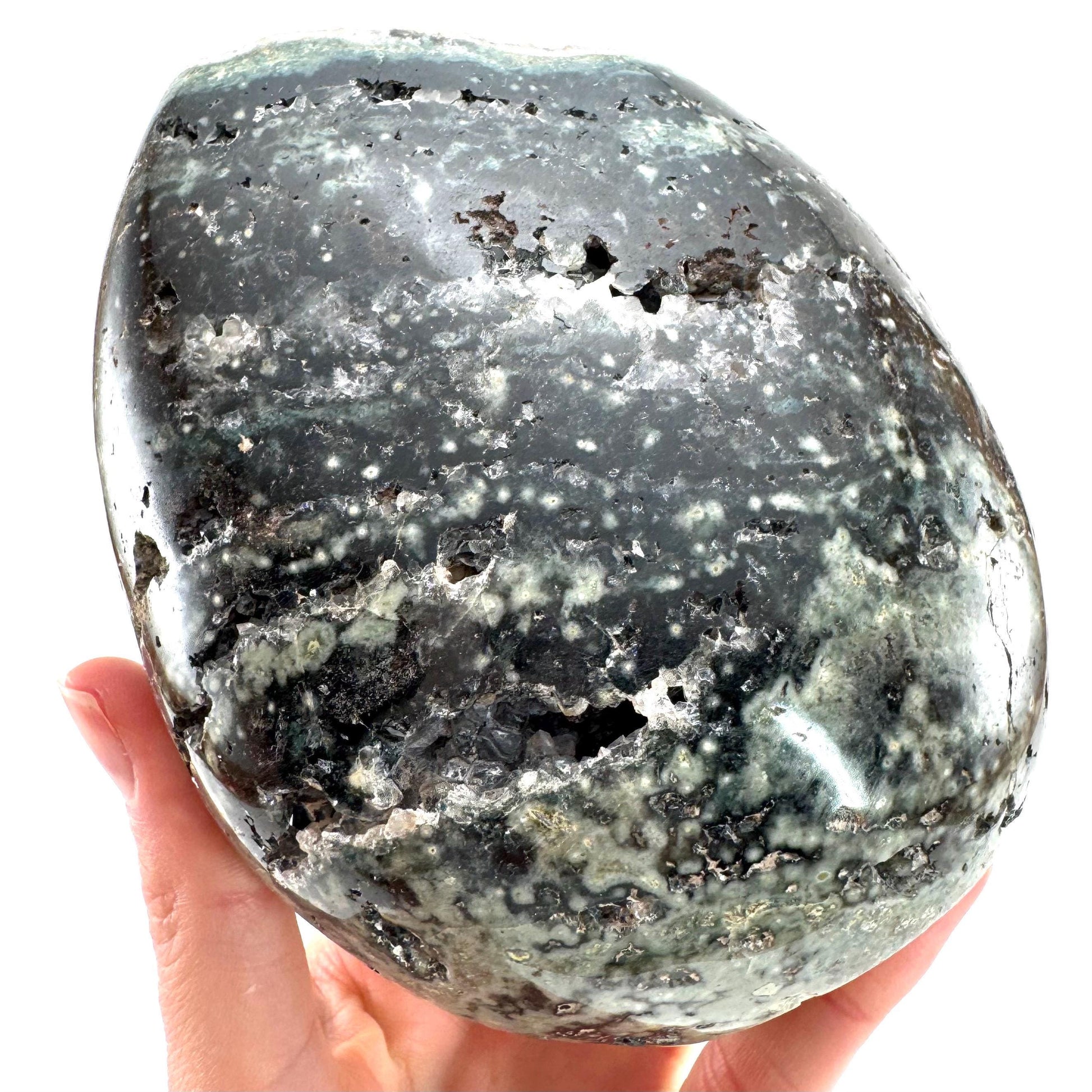 Ocean Jasper Freeform | crystal cluster, polished ocean jasper, ocean jasper crystal