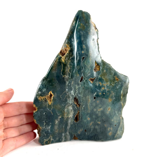 Ocean Jasper Freeform | crystal cluster, polished ocean jasper, ocean jasper crystal
