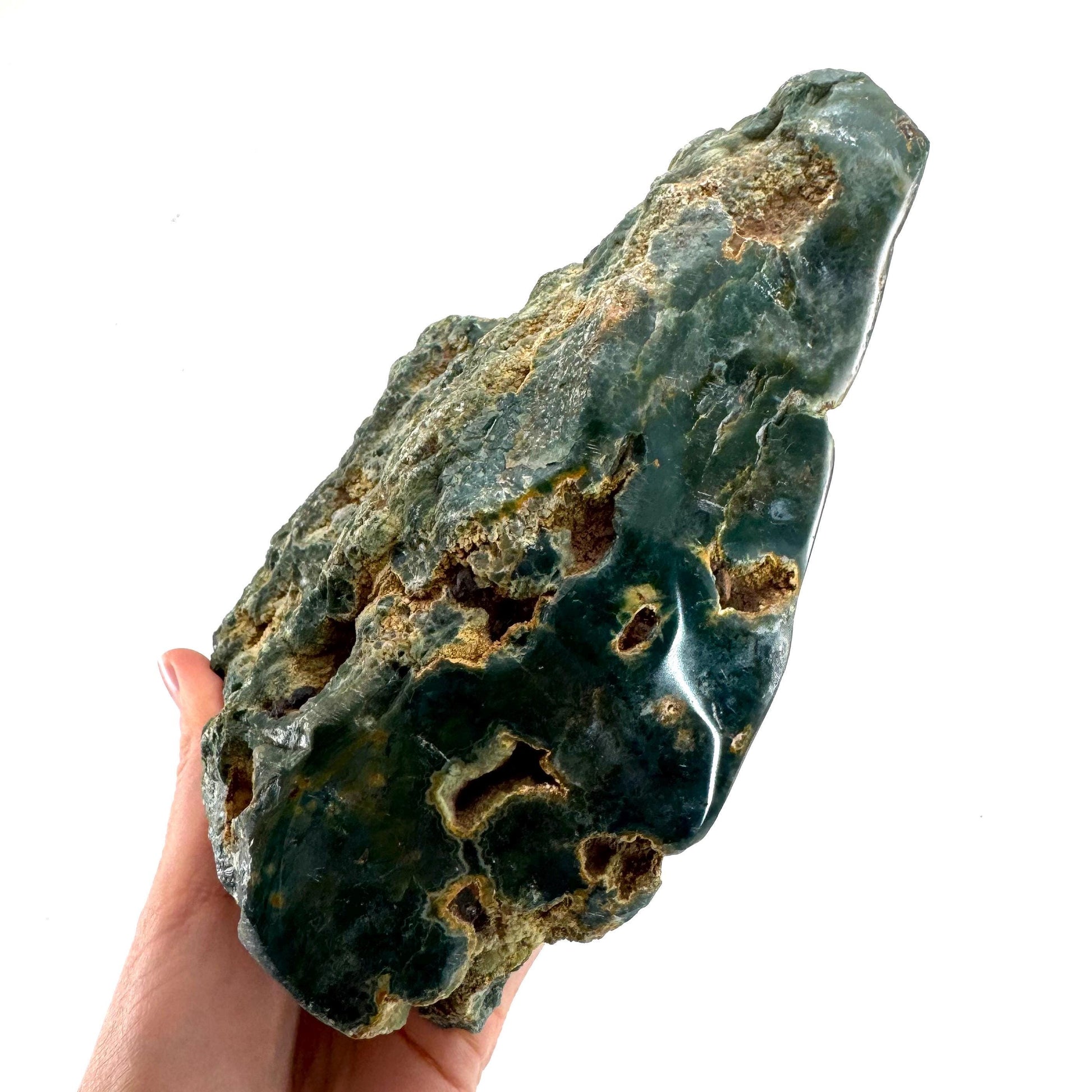 Ocean Jasper Freeform | crystal cluster, polished ocean jasper, ocean jasper crystal