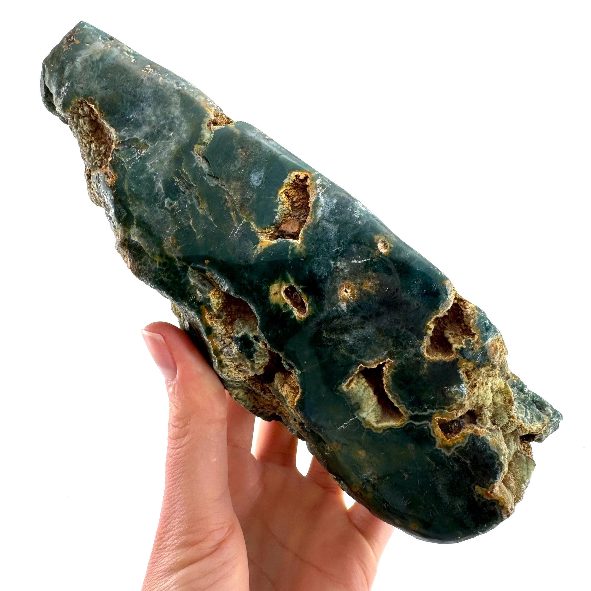 Ocean Jasper Freeform | crystal cluster, polished ocean jasper, ocean jasper crystal