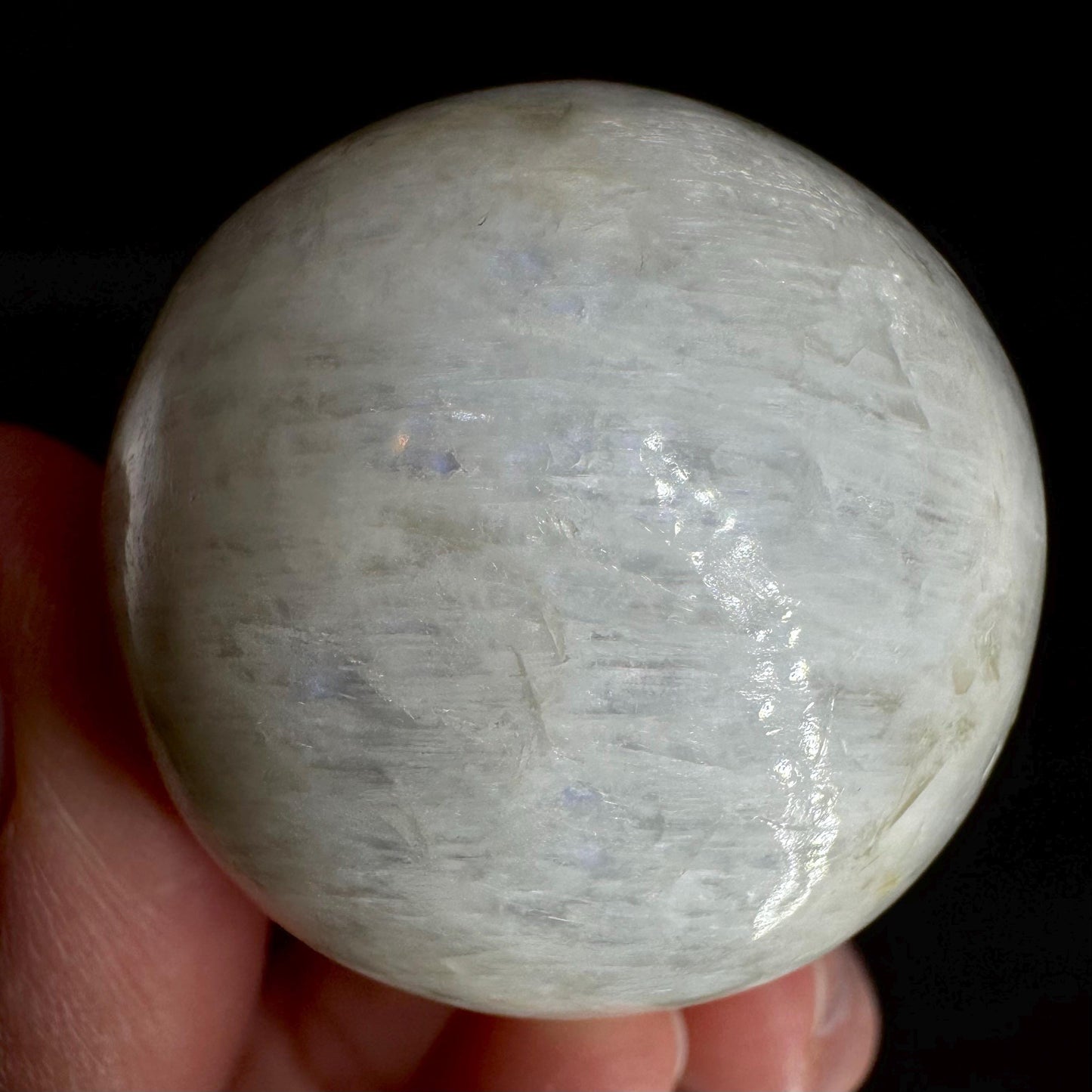 Moonstone Sphere | Blue Flash Feldspar Crystal Ball
