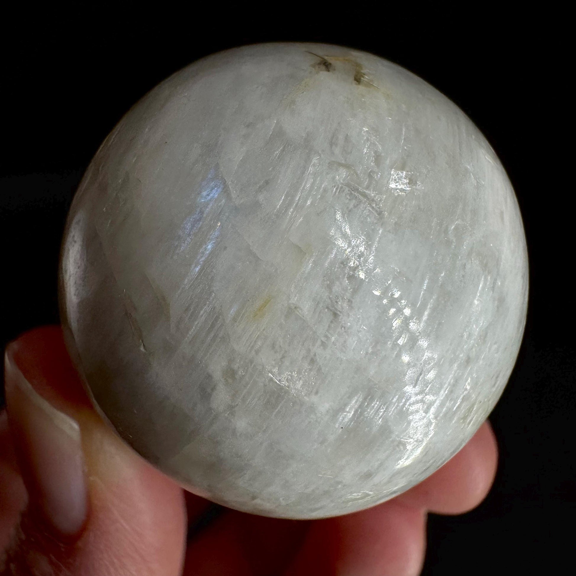 Moonstone Sphere | Blue Flash Feldspar Crystal Ball