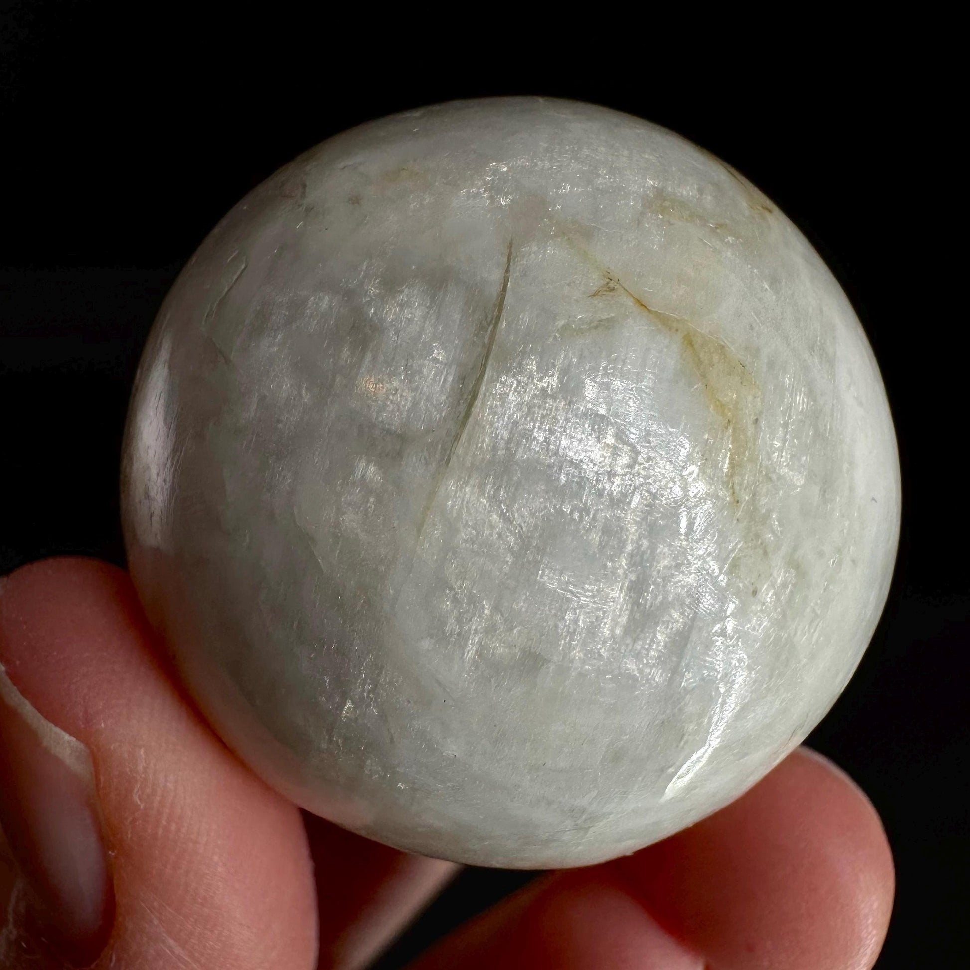 Moonstone Sphere | Blue Flash Feldspar Crystal Ball