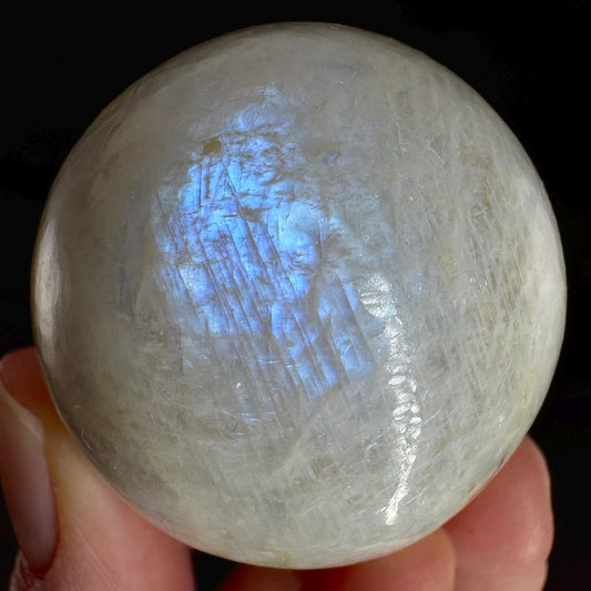 Moonstone Sphere | Blue Flash Feldspar Crystal Ball