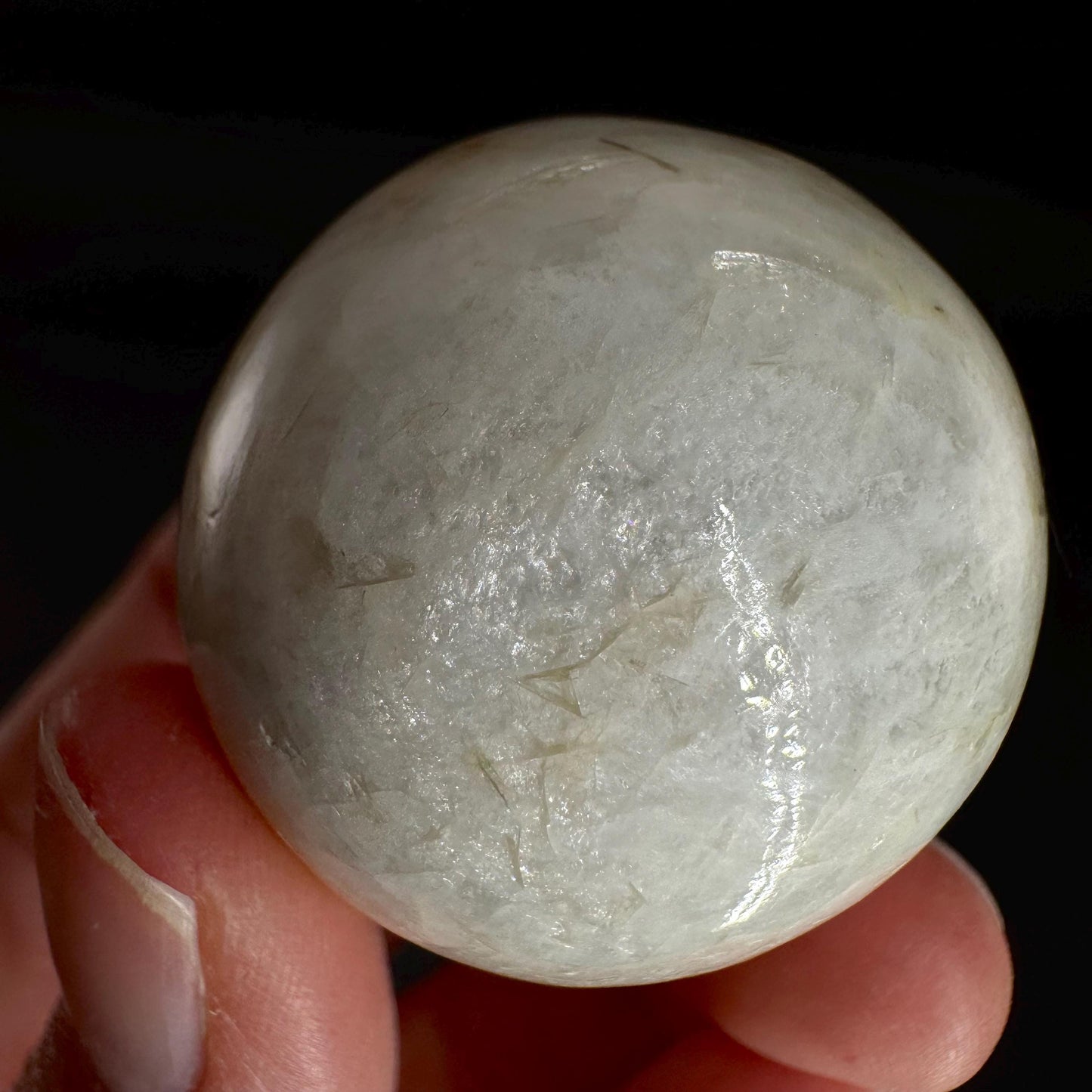 Moonstone Sphere | Blue Flash Feldspar Crystal Ball