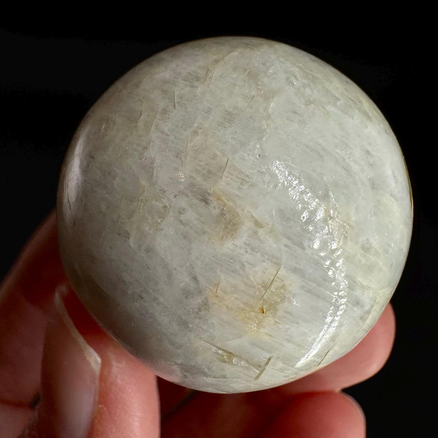 Moonstone Sphere | Blue Flash Feldspar Crystal Ball