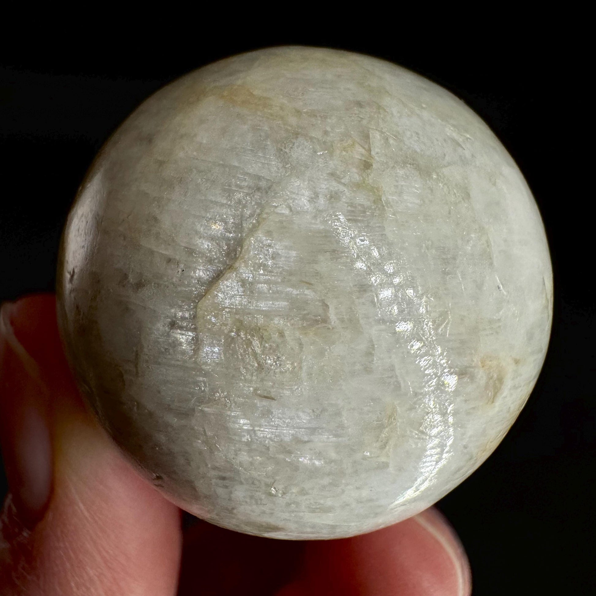 Moonstone Sphere | Blue Flash Feldspar Crystal Ball