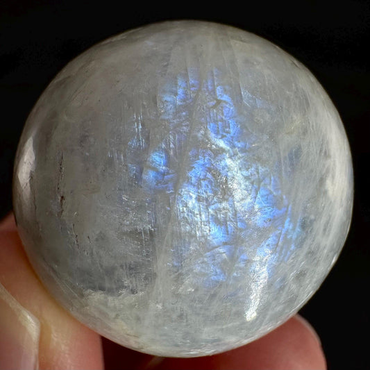 Moonstone Sphere | Blue Flash Feldspar Crystal Ball