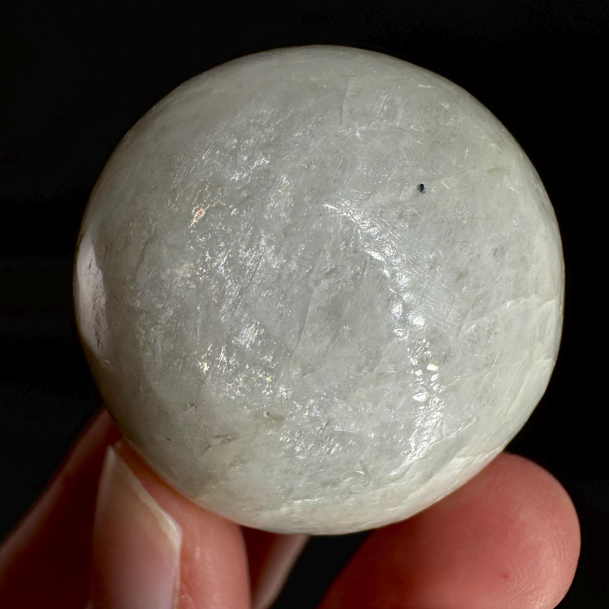 Moonstone Sphere | Blue Flash Feldspar Crystal Ball