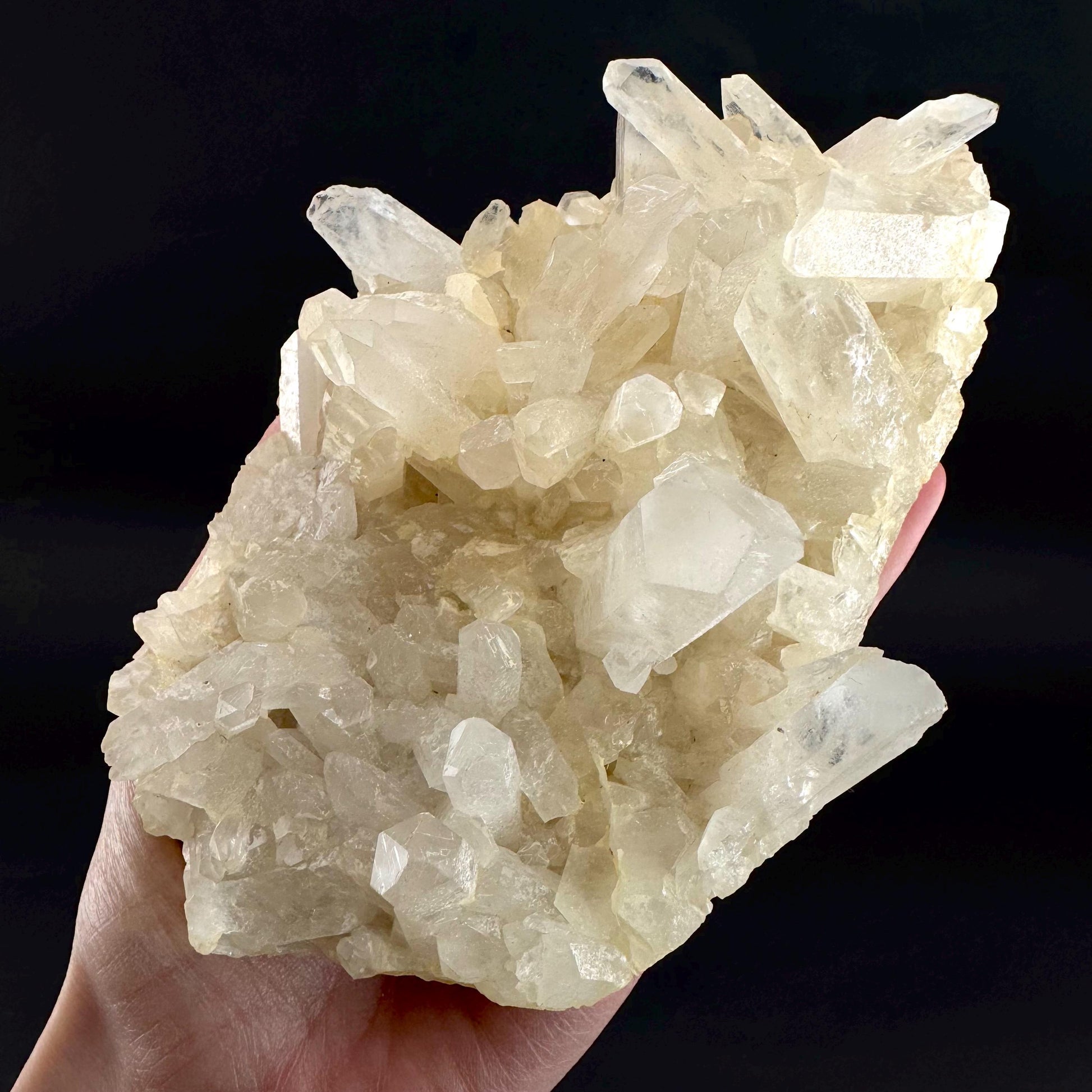 Natural Quartz Crystal Cluster | raw mineral specimen