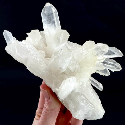 Natural Quartz Crystal Cluster | raw mineral specimen