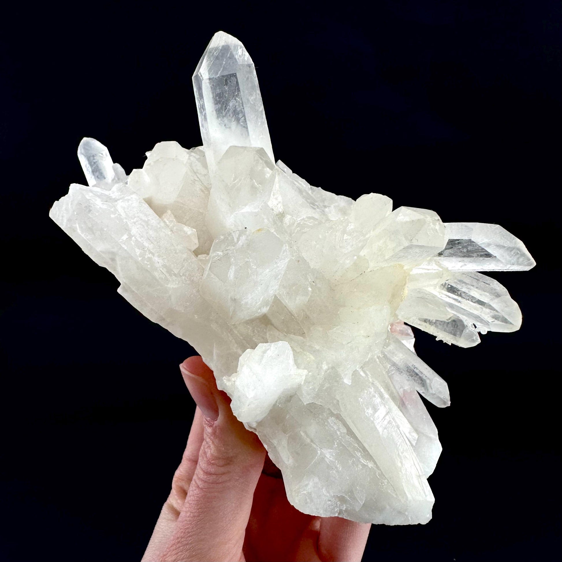 Natural Quartz Crystal Cluster | raw mineral specimen