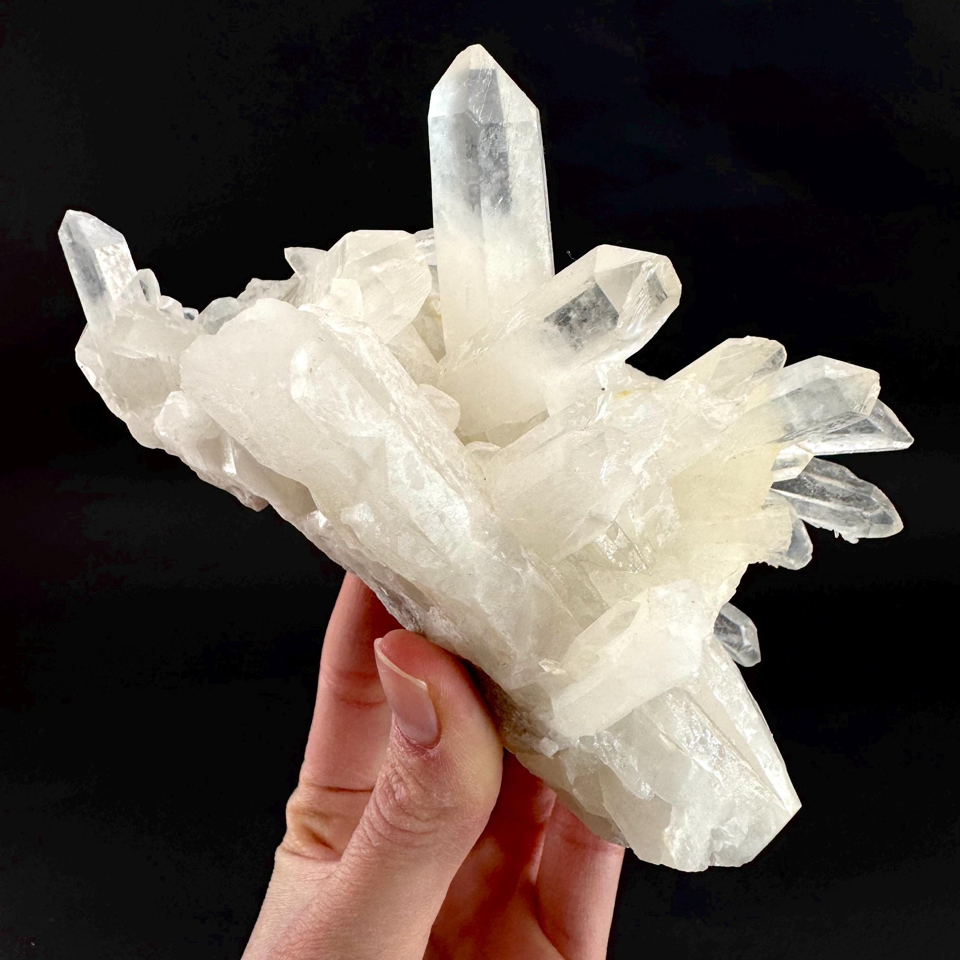 Natural Quartz Crystal Cluster | raw mineral specimen