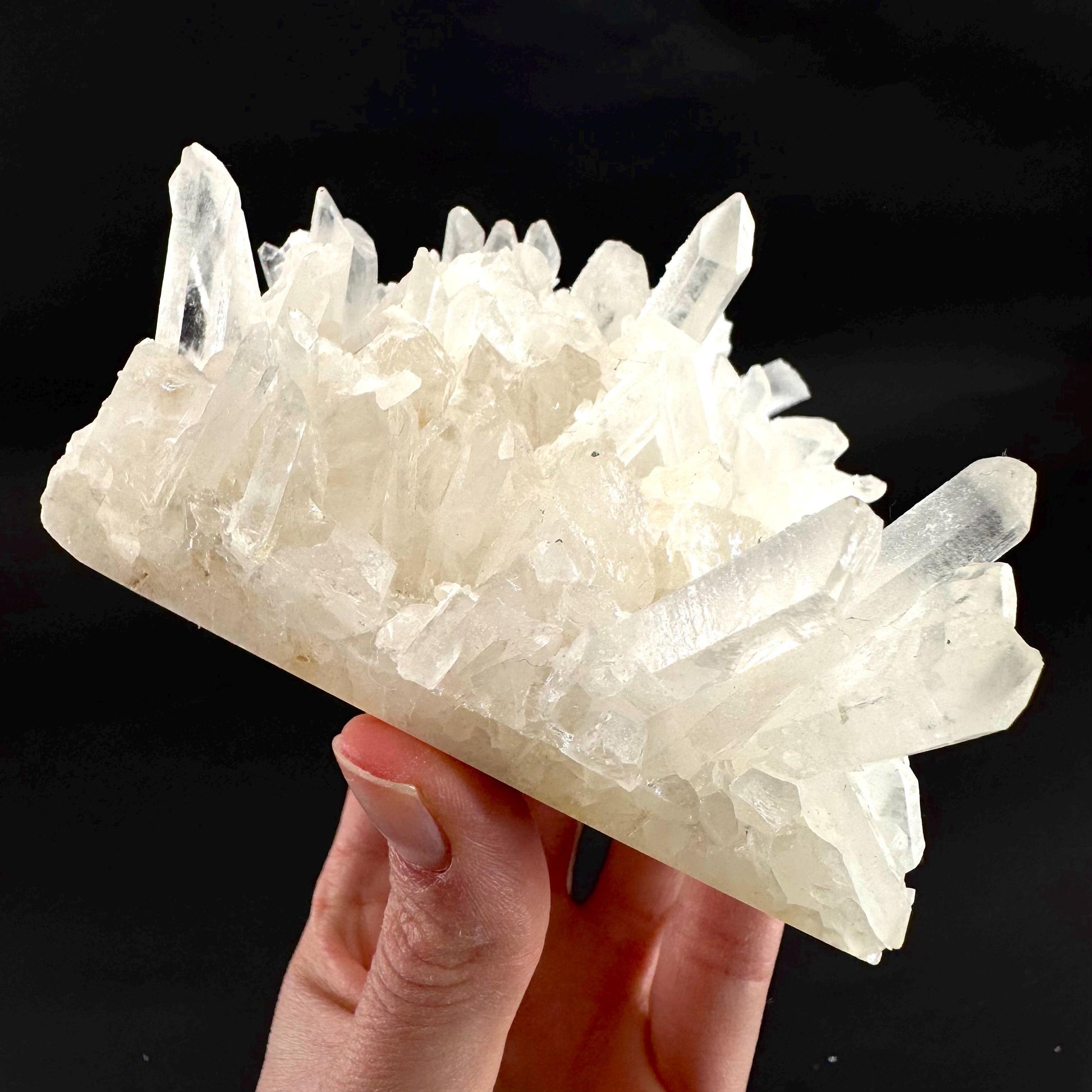 Natural Quartz Crystal Cluster | raw mineral specimen