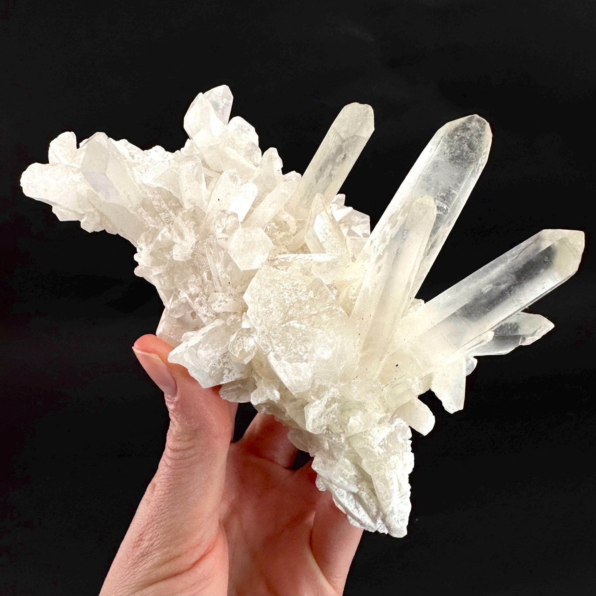 Natural Quartz Crystal Cluster | raw mineral specimen