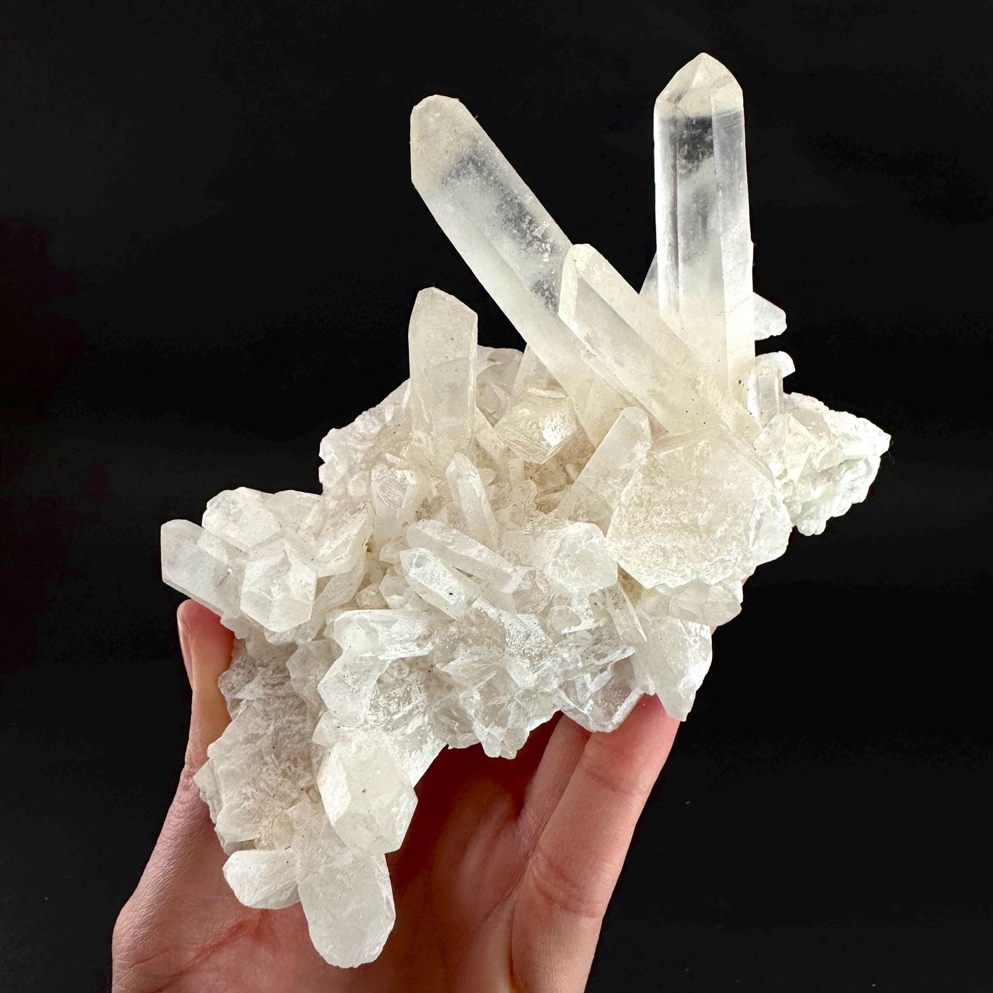 Natural Quartz Crystal Cluster | raw mineral specimen