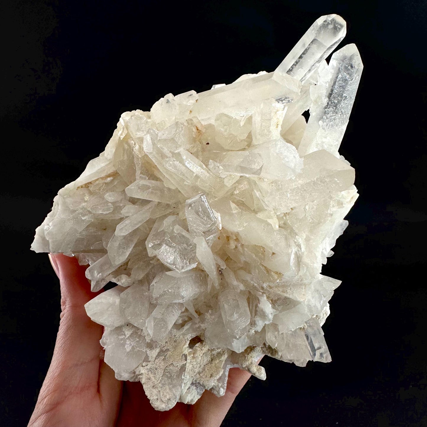 Natural Quartz Crystal Cluster | raw mineral specimen