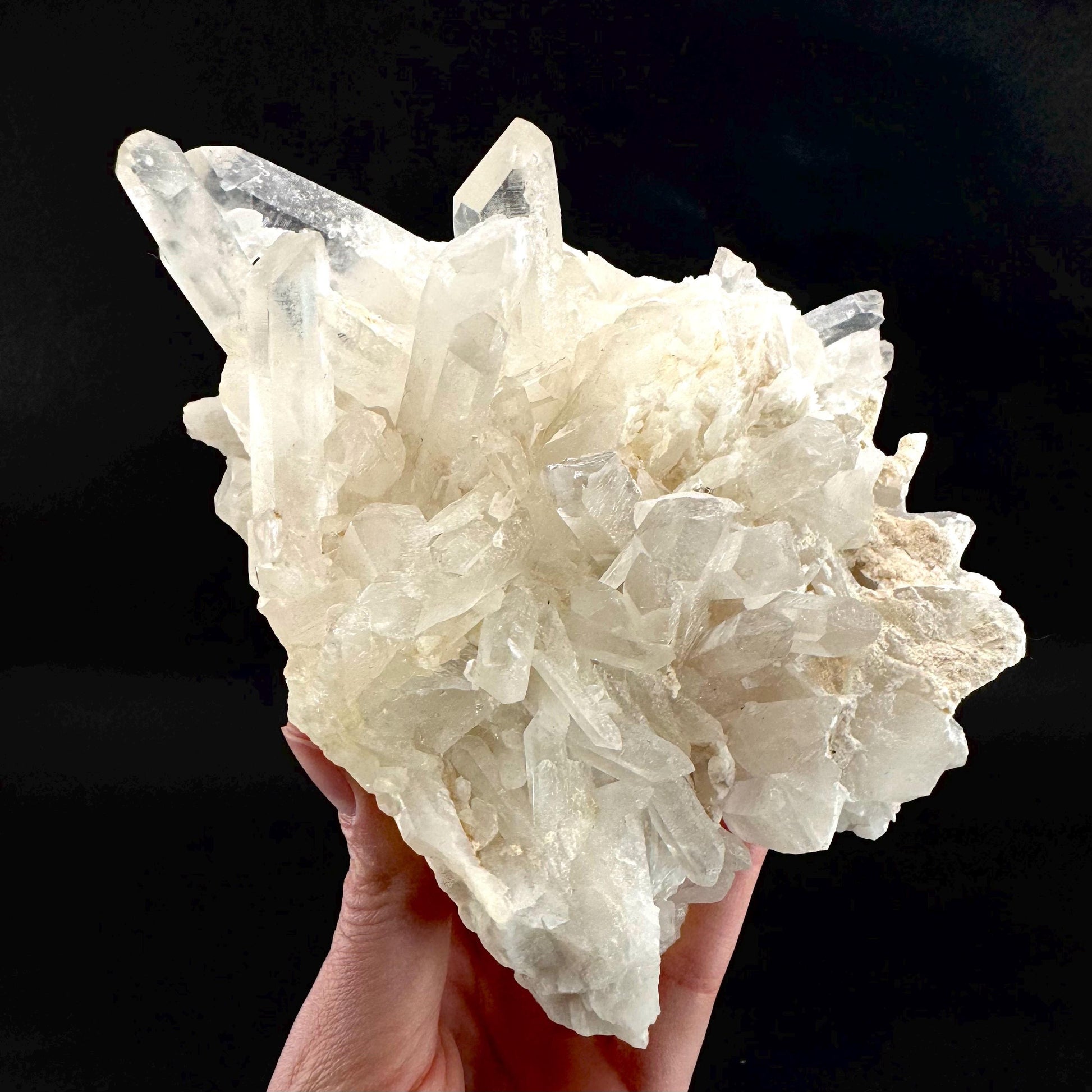 Natural Quartz Crystal Cluster | raw mineral specimen