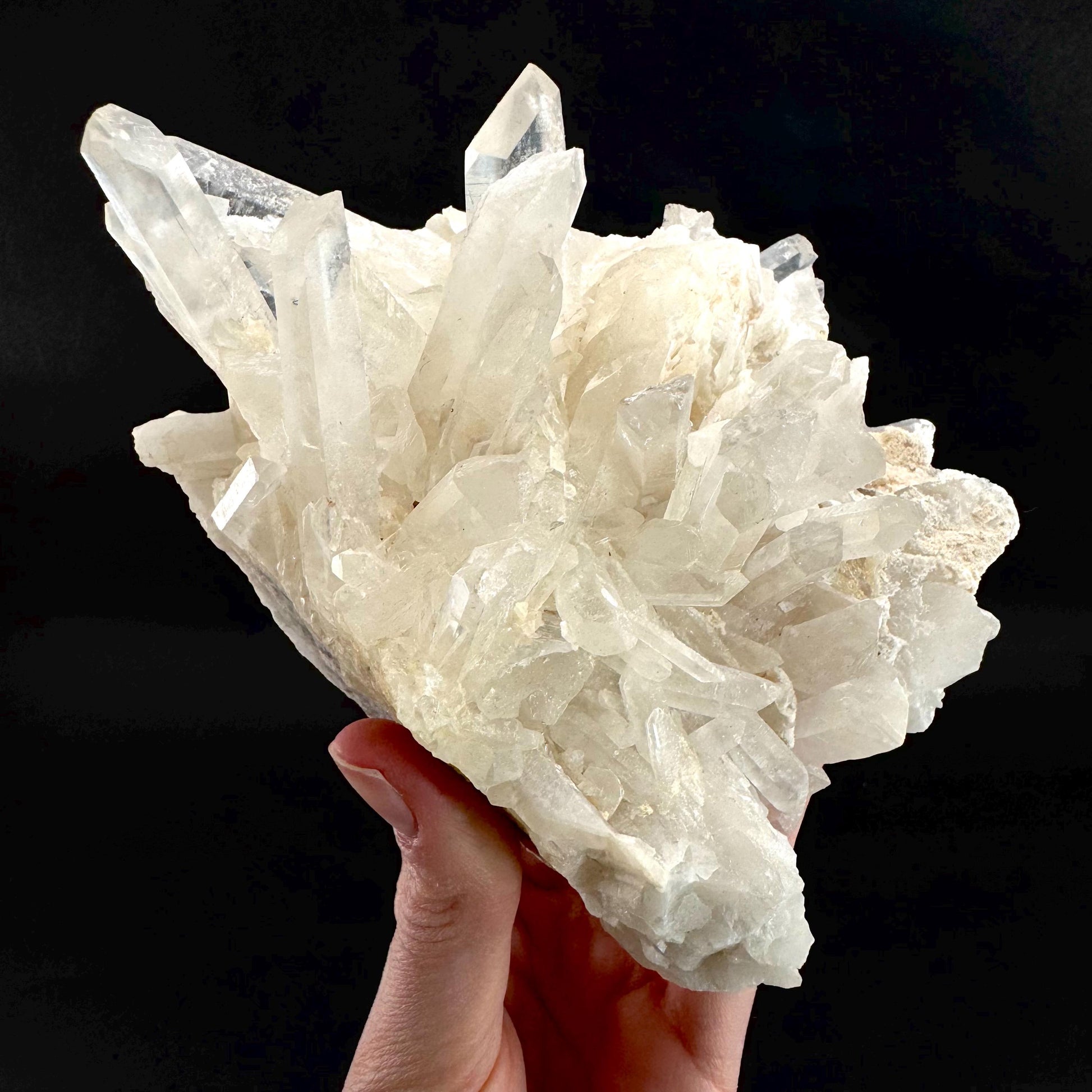 Natural Quartz Crystal Cluster | raw mineral specimen