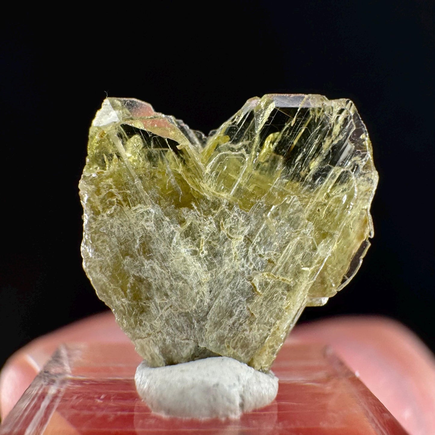 Yellow Chrysoberyl Specimen | Raw Natural Crystal, Rare Mineral from Madagascar