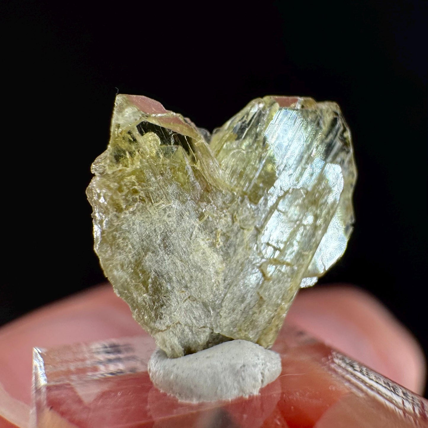 Yellow Chrysoberyl Specimen | Raw Natural Crystal, Rare Mineral from Madagascar
