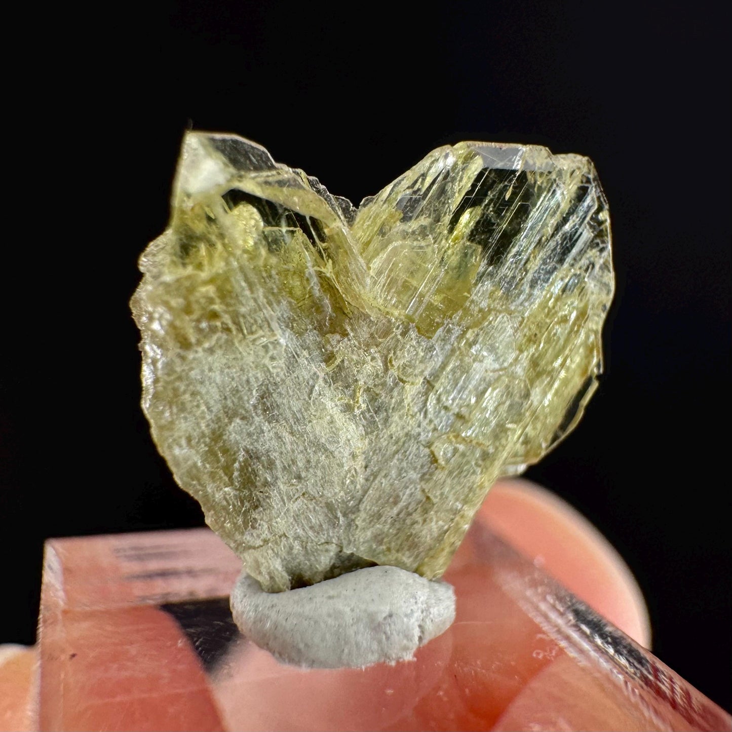 Yellow Chrysoberyl Specimen | Raw Natural Crystal, Rare Mineral from Madagascar