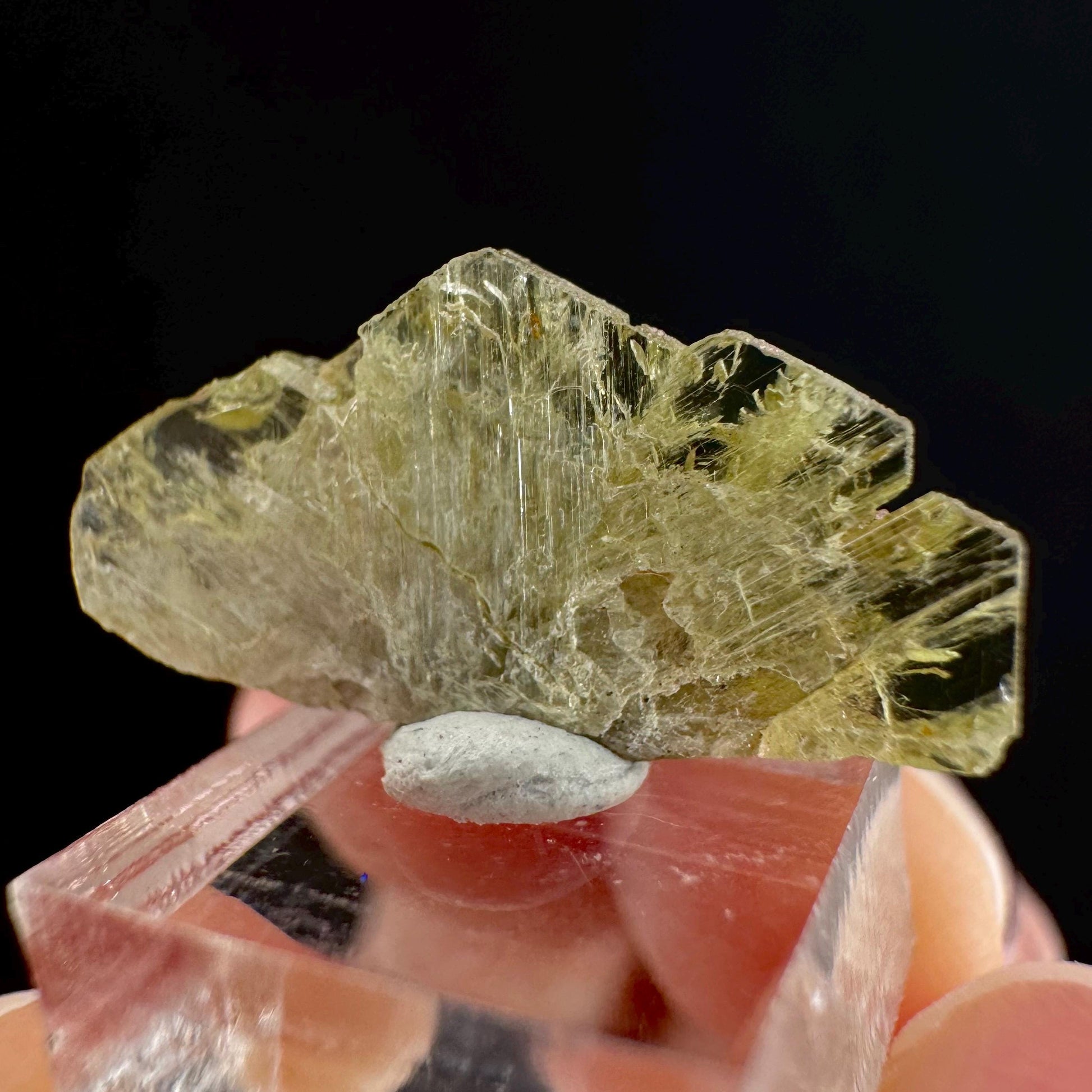 Yellow Chrysoberyl Specimen | Raw Natural Crystal, Rare Mineral from Madagascar