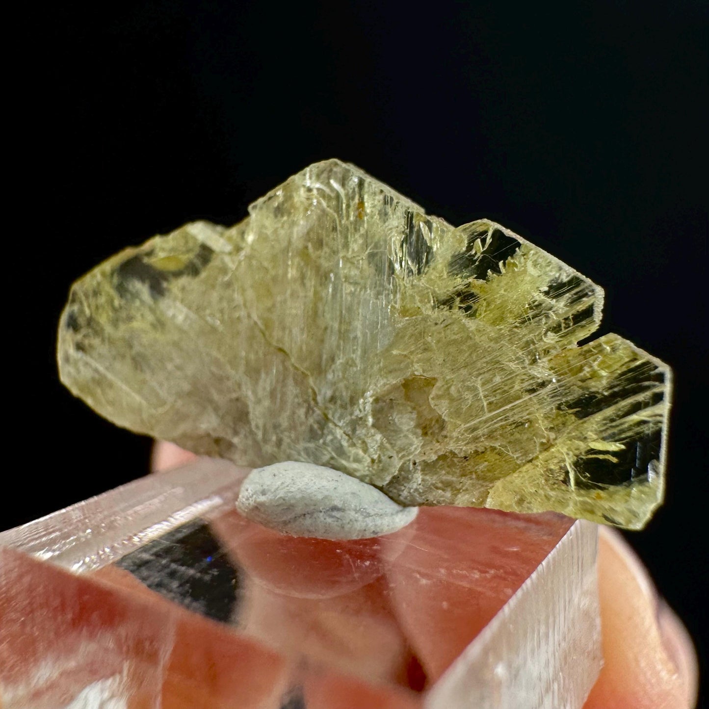 Yellow Chrysoberyl Specimen | Raw Natural Crystal, Rare Mineral from Madagascar