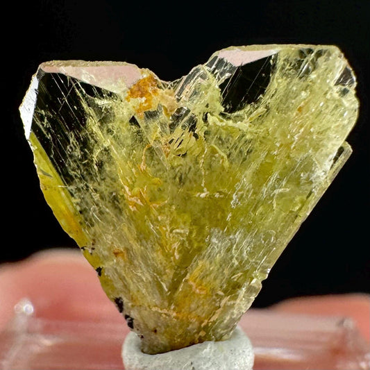 Yellow Chrysoberyl Specimen | Raw Natural Crystal, Rare Mineral from Madagascar