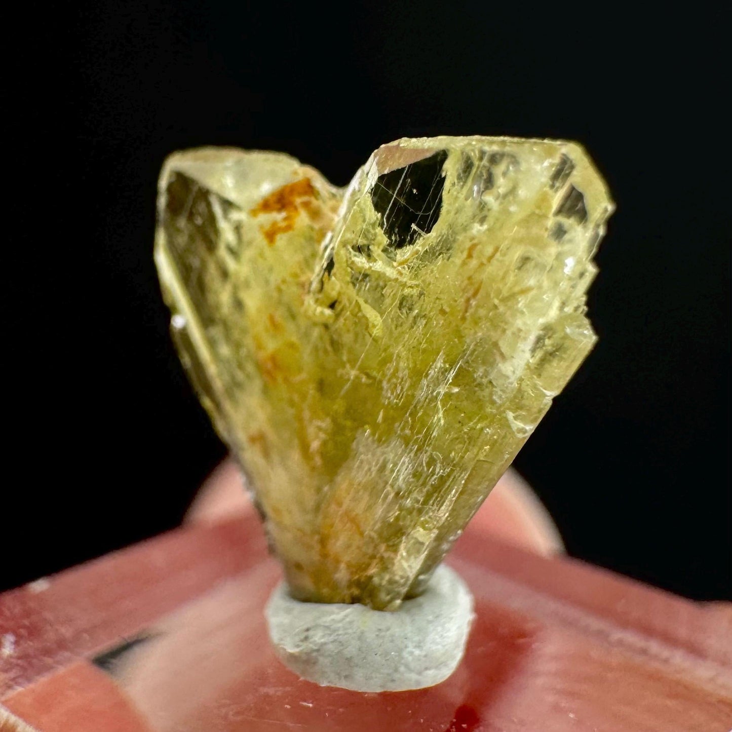 Yellow Chrysoberyl Specimen | Raw Natural Crystal, Rare Mineral from Madagascar