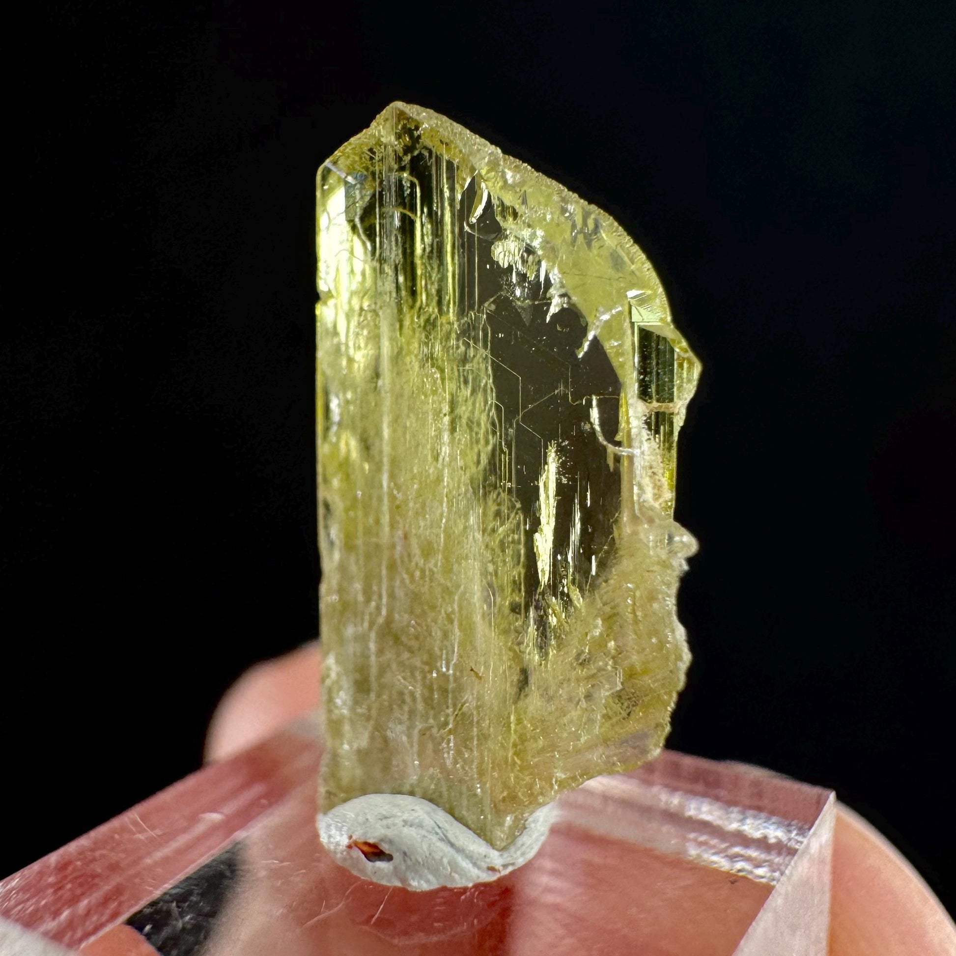 Yellow Chrysoberyl Specimen | Raw Natural Crystal, Rare Mineral from Madagascar