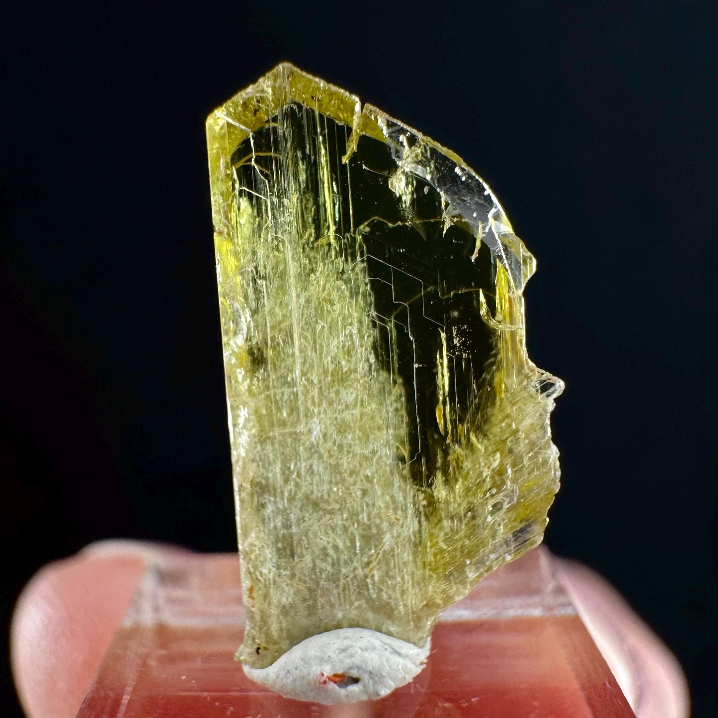 Yellow Chrysoberyl Specimen | Raw Natural Crystal, Rare Mineral from Madagascar