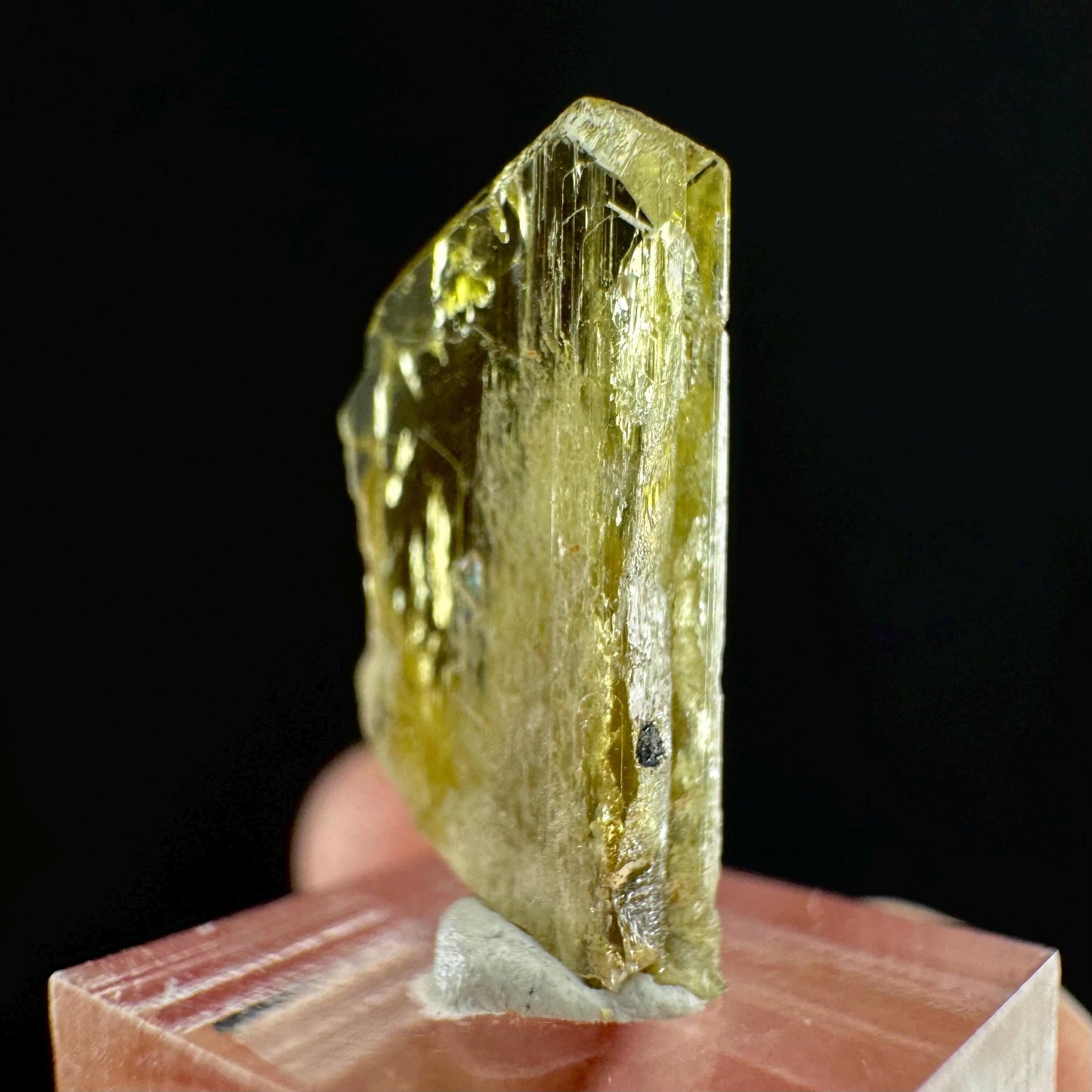 Yellow Chrysoberyl Specimen | Raw Natural Crystal, Rare Mineral from Madagascar