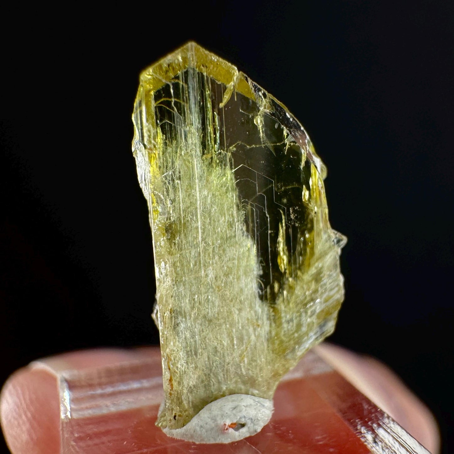 Yellow Chrysoberyl Specimen | Raw Natural Crystal, Rare Mineral from Madagascar